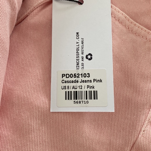 Princess Polly CASCADE JEANS PINK - Picture 6 of 6